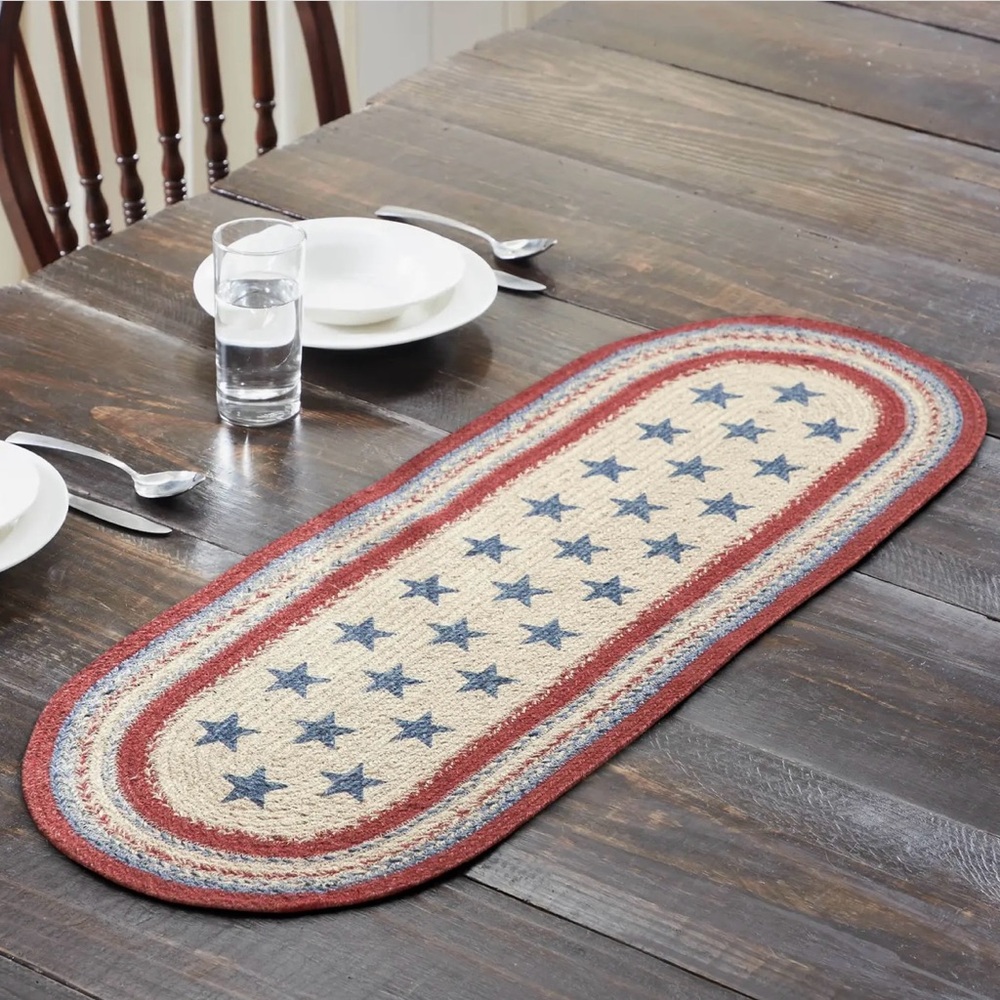 Celebration Jute Oval Runner 13x36